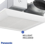 Panasonic WhisperValue Ceiling/Wall Mount Bathroom Exhaust Fan, 50-80-100 CFM, FV-0510VS1