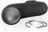 AC Infinity Flexible 12-Inch Aluminum Ducting, Heavy-Duty Four-Layer Protection, 25-Feet Long for Heating Cooling Ventilation and Exhaust