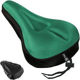 Zacro Bike Seat Cushion - Gel Padded Bike Seat Cover for Men Women Comfort, Extra Soft Exercise Bicycle Seat Compatible with Peloton, Outdoor & Indoor Bike Saddles