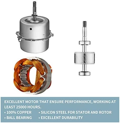 Tech Drive Bathroom Exhaust Fan with Light, 110 CFM, Super Quiet 1.2 Sone Bathroom Fan with Light,1000lm Dimmable 3CCT LED Light 3000K/4000K/5000K Selectable,Energy Star Ventilation Fan,White