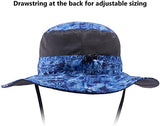 BASSDASH UPF 50+ Sun Fishing Hat Water Resistant with Detachable Neck Flap