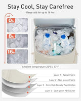 TOURIT Insulated Backpack Cooler: 30 Cans Waterproof Leakproof Soft Cooler Bag Beach Travel Picnic Camping