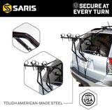 Saris Guardian Trunk Bike Rack – No-Hitch Bicycle Carrier for Car, Sedan, Hatchback, SUV, Van, – Foldable Steel Mount – Easy Installation, American-Made, Fits Up to 3 Bikes (35 lbs Each)