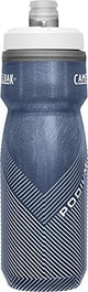 CamelBak Podium Chill Insulated Bike Water Bottle - Easy Squeeze Bottle - Fits Most Bike Cages - 21oz, Navy Perforated