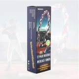 12 Pack Baseball Necklace 18inch, Team Gift for Baseball Funs, Three Braided Titanium Tornado Rope Design, with Muti - Color for Pick