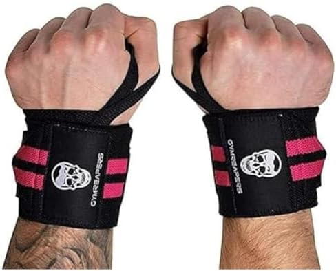 Gymreapers Weightlifting Wrist Wraps (IPF Approved) 18" Professional Quality Wrist Support with Heavy Duty Thumb Loop - Best Wrap for Powerlifting Competition, Strength Training, Bodybuilding