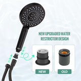SR SUN RISE Filtered Shower Head with Handheld, High Pressure 9 Spray Mode ORB Showerhead with Filters, detachable shower head,Water Softener Filters Beads for Hard Water - Remove Chlorine