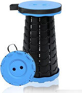 Foldable Telescoping Stool Portable, Retractable Stool for Adults, Upgraded Collapsible Folding Seats with Load Capacity 550lbs, Camping Stools for Adults