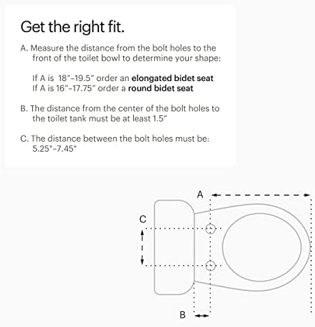 Brondell Bidet Toilet Seat Non-Electric Swash Seat, Fits Round Toilets, White – Dual Nozzle System, Ambient Water Temperature – Bidet with Easy Installation