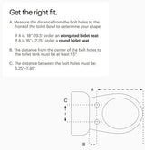 Brondell Bidet Toilet Seat Non-Electric Swash Seat, Fits Round Toilets, White – Dual Nozzle System, Ambient Water Temperature – Bidet with Easy Installation