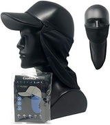 UV Sun Protection Neck Drape Adjustable Multifunctional 2 in 1 Face Covering for Outdoor Fishing - Unisex