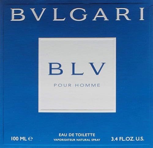 Bvlgari BLV Pour Homme Eau De Toilette Spray, 3.4 Ounce