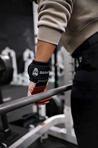 Gymreapers Weight Lifting Hooks (Pair), Heavy Duty Power Wrist Straps Hand Grip Support For Deadlifts, Pull Ups, Shrugs - Gym Gloves For Men and Women