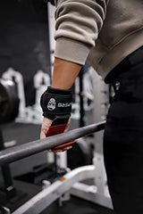 Gymreapers Weight Lifting Hooks (Pair), Heavy Duty Power Wrist Straps Hand Grip Support For Deadlifts, Pull Ups, Shrugs - Gym Gloves For Men and Women