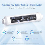 Waterdrop Remineralization Under Sink Water Filtration, 1/4” Quick Connect Post Filter for RO Reverse Osmosis Filter System, Restore Essential Minerals
