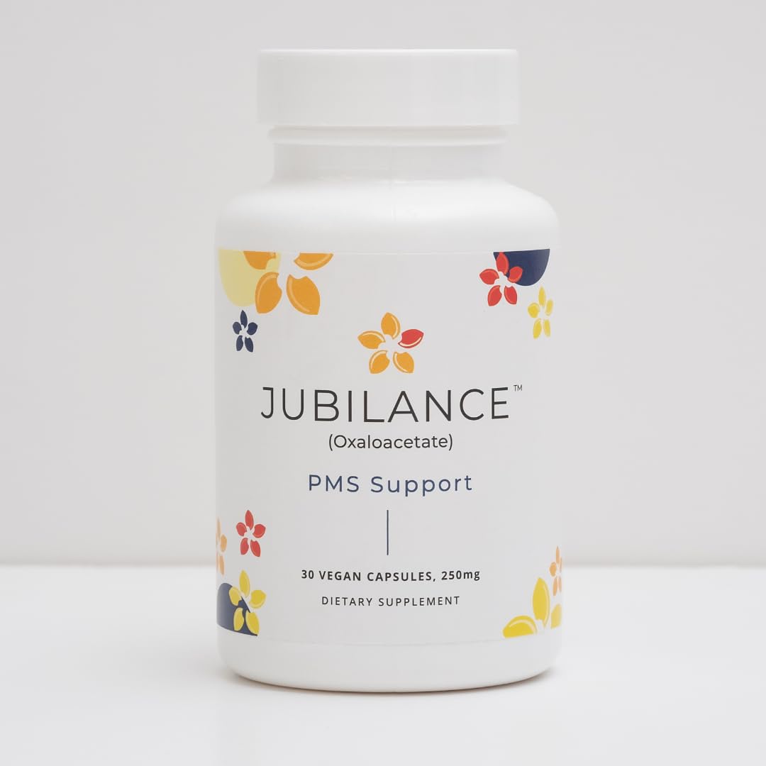 Jubilance PMS Support - Oxaloacetate PMS Relief Vitamin for Women (New Look, Same Clinically Proven Formula)