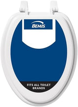 Bemis 1400TTA Economy Durable Wood Toilet Seat, Made in USA, Elongated, White