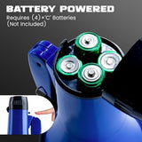 MyMealivos Portable Megaphone Bullhorn 20 Watt Power Megaphone Speaker Voice and Siren/Alarm Modes with Volume Control and Strap (Blue)…