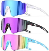 3PACK Kids Sunglasses Polarized Youth Baseball Sunglasses Boys Girls Softball Cycling UV400 Protection Goggles
