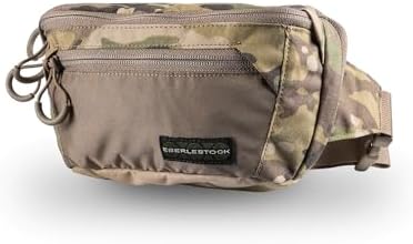 Eberlestock Bando Bag - Tactical Men's Fanny Pack w/Adjustable Waist Belt, Zippered Pockets, Compact Lightweight Belt Bag