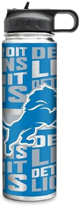 Rico Industries NFL Football Stainless Steel Tumbler with Lid - Great For Coffee, Tea, Water or Cocktails