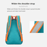 25L Hiking-Backpack Foldable-Sports Daypack -Camping Collapsible Bag Water Resistant Lightweight Travel Men Women (Lake Blue)