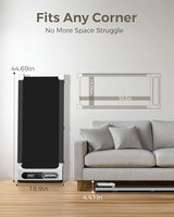 Under Desk Treadmill, Walking Pad for Home and Office, 2.5 HP Portable Walking Jogging Running Machine with Remote Control and LED Display