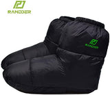 Down Booties Warm Socks for Men & Women - Ultralight Sleeping Sock for Camp, Backpacking - Soft & Cozy Camping Sleeping Bag Tent Down Slippers Foot Warmer