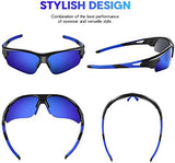 BEACOOL Polarized Sports Sunglasses for Men Women Youth Baseball Fishing Cycling Running Golf Motorcycle Tac Glasses UV400