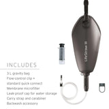LifeStraw Peak Series Compact Gravity Water Filter System; 3L; Dark Mountain Gray