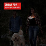 EZRED NK15-OR ANYWEAR Rechargeable Neck Light for Hands-Free Lighting, Orange, Perfect Light for Mechanics, Camping, Hunting, DIY Projects, Reading