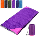 Camping Sleeping Bag for Adults Boys and Girls,Cold and Warm Weather-Summer, Spring, Fall, Lightweight, Waterproof Compact Bag for Camping Gear Equipment, Traveling, and Outdoors
