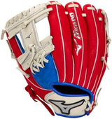 Mizuno Prospect PowerClose Youth Baseball Glove Series I V-Flex Notch I Parashock Palm Pad I ButterSoft Palm Liner