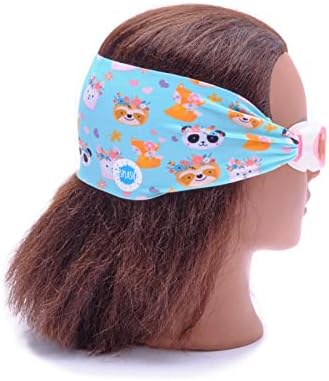 Splash Place SWIM GOGGLES with Fabric Strap - Adult & Kids Swim Goggles - PINKS & PURPLES