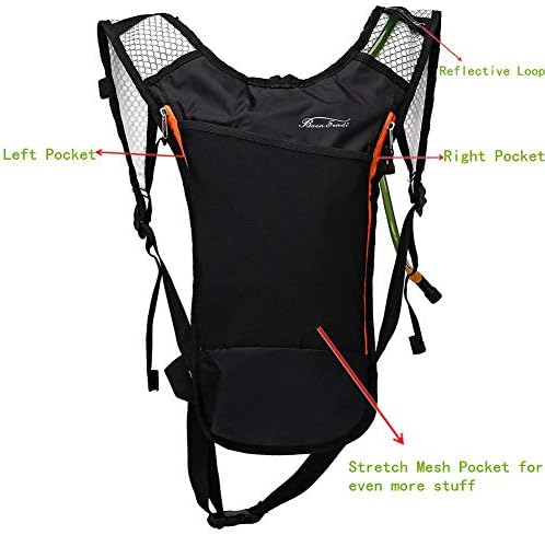 Hydration Pack with 2L Backpack Water Bladder - Great for Outdoor Sports of Running Hiking Camping Cycling Skiing