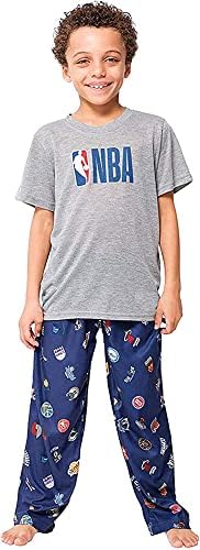 Ultra Game Youth NBA Official 2 Piece T-Shirt & Lounge Pants Pajama Set