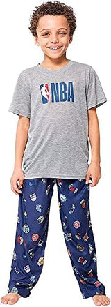 Ultra Game Youth NBA Official 2 Piece T-Shirt & Lounge Pants Pajama Set