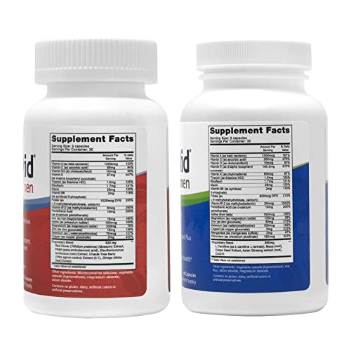 Fairhaven Health FertilAid for Men and Women Combo Fertility Supplements for Men and Women | Count and Motility Support Pre-Conception for Him | Prenatal Vitamin for Her with Vitex and Folate