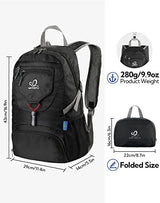 WATERFLY Small Lightweight Packable Backpack: 20l Ultra Light Foldable Travel Hiking Camping Daypack Day Pack for Man Woman