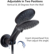BOPai Vacuum Suction Cup Shower Head Holder, Adjustable 20 Degrees from The Wall - Oil Rubbed Bronze
