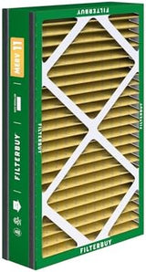 Filterbuy 16x25x3 Air Filter MERV 11 Allergen Defense (2-Pack), Pleated HVAC AC Furnace Air Filters Replacement for Trion Air Bear, Lennox X0581, and More (Actual Size: 15.63 x 24.13 x 3.00 Inches)