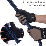 Climbing Gloves Rope Gloves,Perfect for Rappelling Rescue Rock/Tree/Wall/Mountain Climbing,Adventure,Outdoor Sports