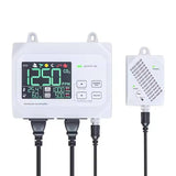 YFYIQI CO2 Controller Digital CO2 Controller with CO2 Measurement Range 0-9999ppm Display Resolution 1ppm CO2 Repeatability 10ppm Warm-up Time <20s External Sensor Mode Conversion