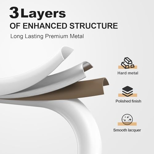 HBTower 2 Step Ladder,2 Step Stool for Adults Folding Step Stool with Cushioned Handle with Wide Anti-Slip Pedal Ergonomic Design