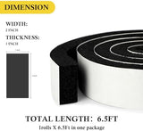 fowong Window Air Conditioner Insulating Foam Tape, 2" W X 1" T, Adhesive Weather Stripping High Resilience Window Seal Strip for Portable AC, 1 Roll X 6.5 Ft