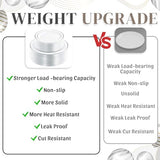 WDF 120PCS Plastic Christmas Plates White Silver Rim - Disposable Plates including 60PCS for Dinner 10.25inch, 60 Salad/Dessert Plates 7.5inch Heavy Duty Wedding