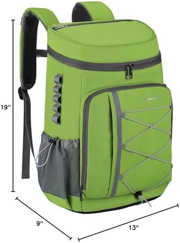 Maelstrom Cooler Backpack - 35/50 Can Insulated Soft Cooler Lunch Bag for Camping, Beach, Hiking & Shopping