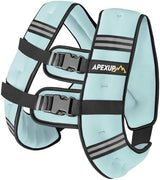 APEXUP Weighted Vest with 5lbs/10lbs/15lbs/20lbs/25lbs/30lbs Weights and Reflective Stripe, Weight Vest Men Women for Workout, Strength Training, Running