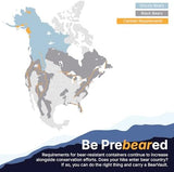 Canister for Backpacking. 4 Sizes: BV500, BV475, BV450, BV425. Bear-Resistant Food Container for Camping, Hiking, Fishing, Hunting, Bikepacking. BearVault is Bear Safe!