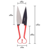 Zenport ZL122 Heavy Duty Onion & Sheep Shears – 13-Inch Double Bow Shear with 6.5-Inch Carbon Steel Blades, Spring-Loaded Garden & Harvest Cutting Tool